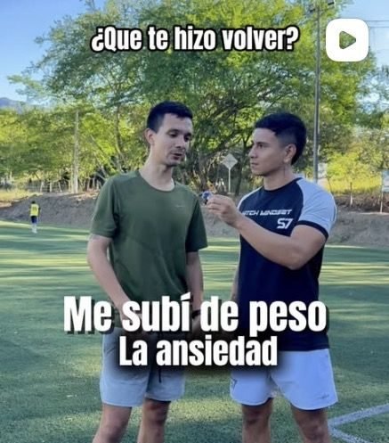 Brayan entrevistado en la cancha de S7